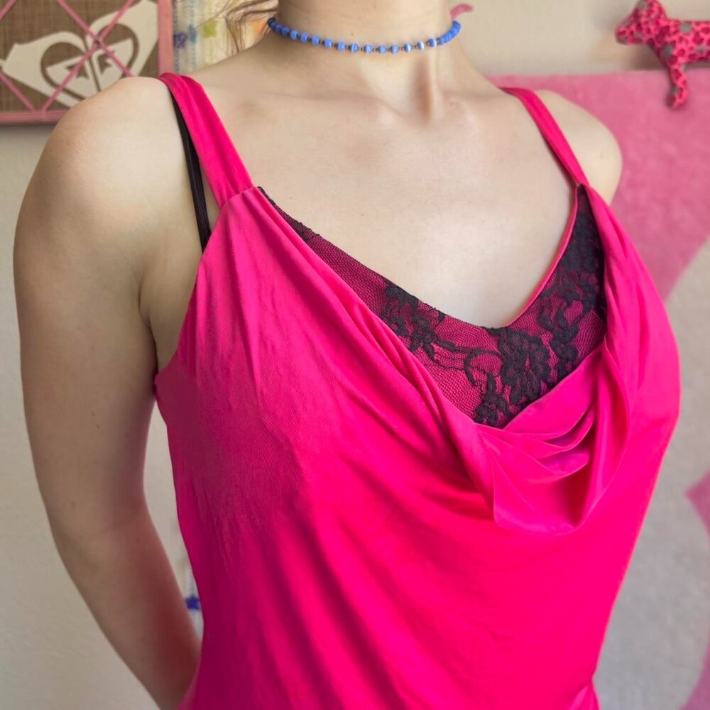 Rue 21 Women's Pink and Black Vest